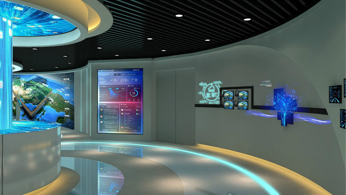 工业园区多媒体展厅设计施工_工业园展厅智能化设计思路 工业园区多媒体展厅设计施工_工业园展厅智能化设计思路