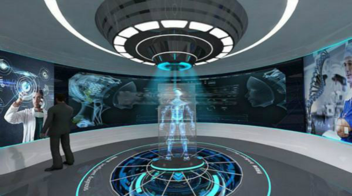 智慧医疗展厅设计施工，曼斯特提供整体解决方案