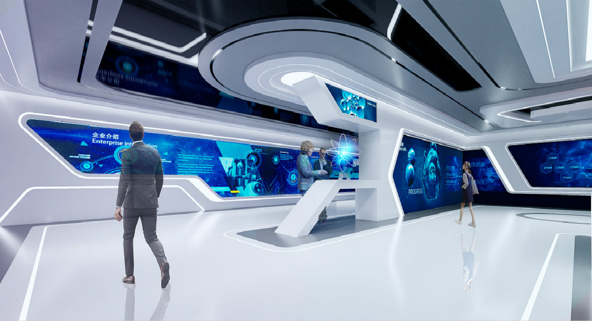 智慧医疗展厅设计施工，曼斯特提供整体解决方案