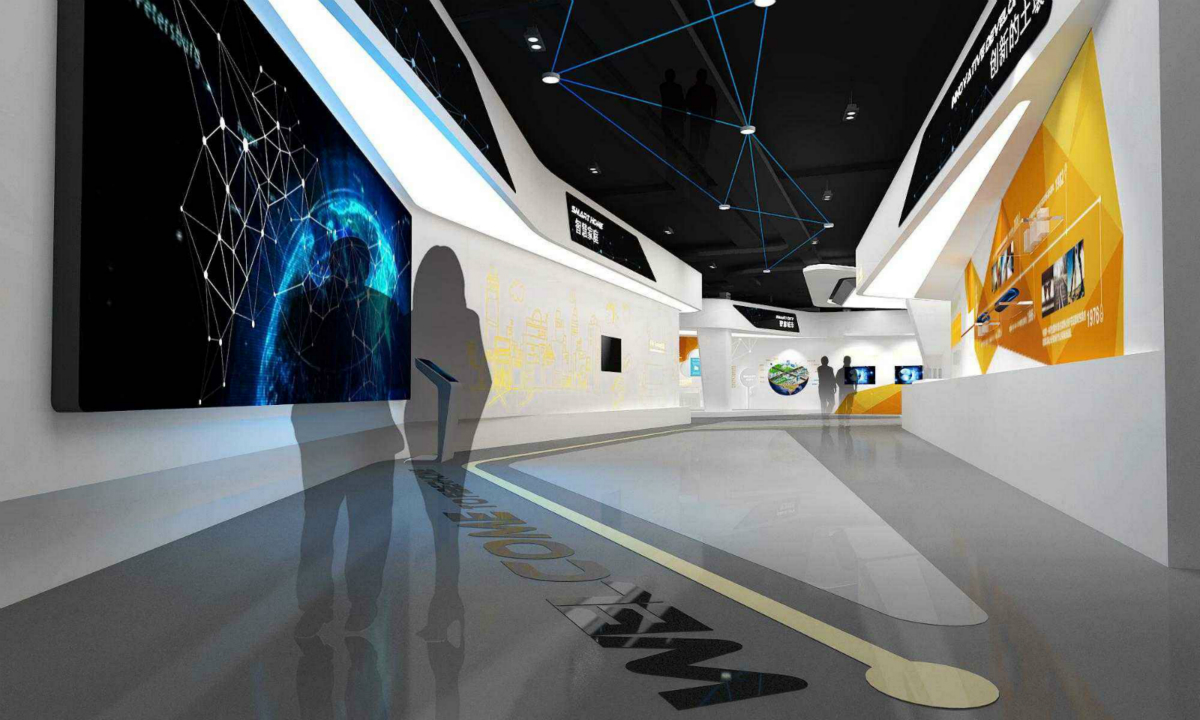 企业展厅设计时的展示区域怎么划分